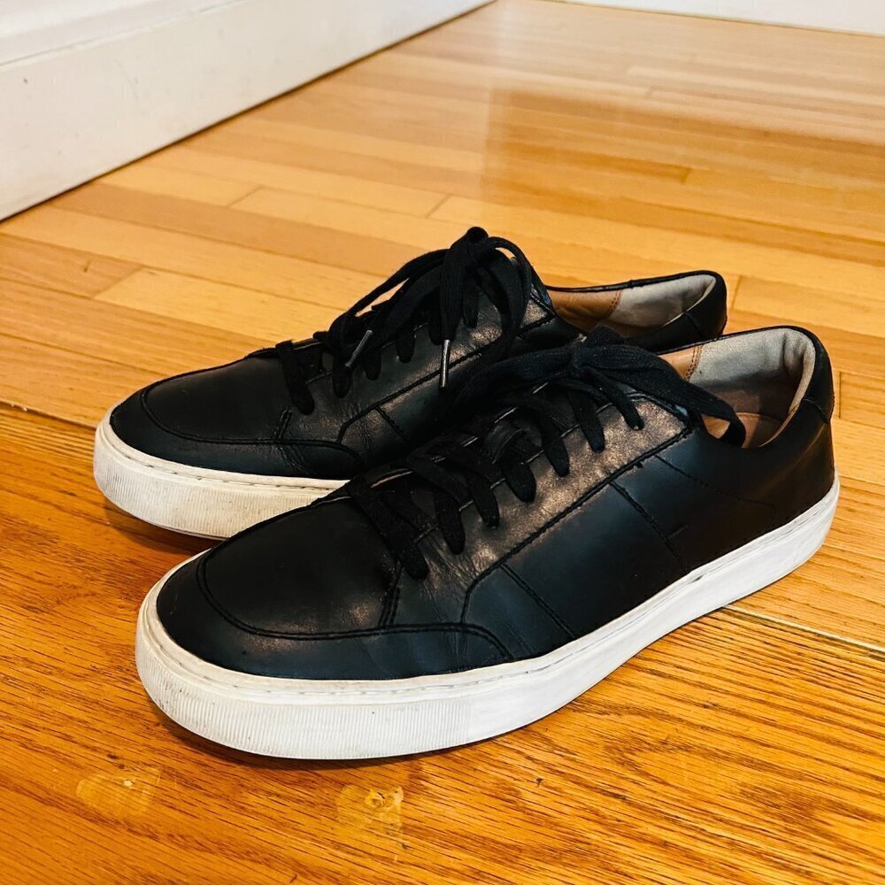 Vince Leonard Leather Platform Sneakers Size 9.5 - Picture 9 of 16